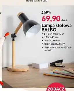Agata Meble Lampa stołowa BALBO oferta