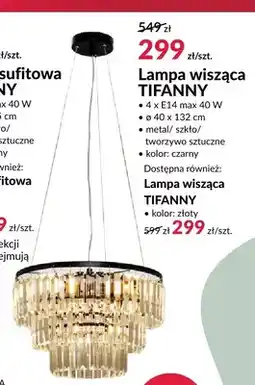 Agata Meble Lampa wisząca TIFANNY czarna oferta