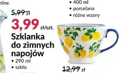 Agata Meble Szklanka do zimnych napojów oferta