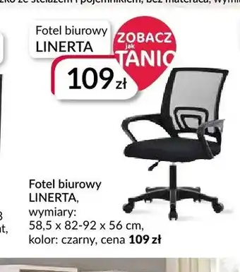 Agata Meble Fotel biurowy LINERTA oferta