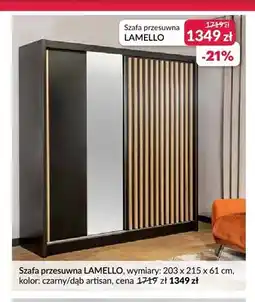 Agata Meble Szafa przesuwna LAMELLO oferta