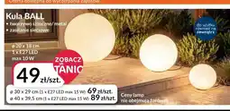 Agata Meble Lampa ogrodowa Kula Ball 20x18 cm oferta