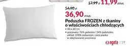 Agata Meble Poduszka FROZEN z tkaniny o właściwościach chłodzących oferta
