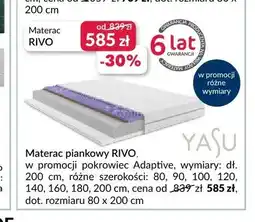 Agata Meble Materac piankowy RIVO oferta