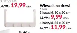 Agata Meble Wieszak na drzwi 4 haczyki 35x20 cm oferta