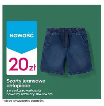 Szorty jeansowe chłopięce