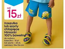 Pepco Szorty chłopięce Minionki oferta