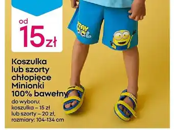 Szorty chłopięce Minionki