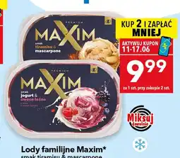 Lewiatan Lody familijne Maxim smak jogurt & owoce leśne oferta