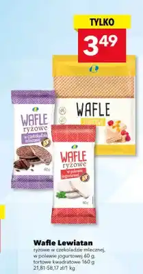 Lewiatan Wafle ryżowe w czekoladzie mlecznej Lewiatan oferta