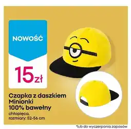 Pepco Czapka z daszkiem chłopięca Minionki oferta