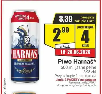 Piwo Harnaś Jasne Pełne