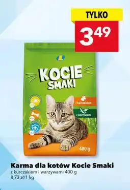 Lewiatan Karma dla kotów Kocie Smaki z kurczakiem i warzywami oferta
