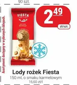 Delikatesy Sezam Lody rożek Fiesta o smaku karmelowym oferta