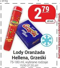 Delikatesy Sezam Lody Oranżada Hellena oferta