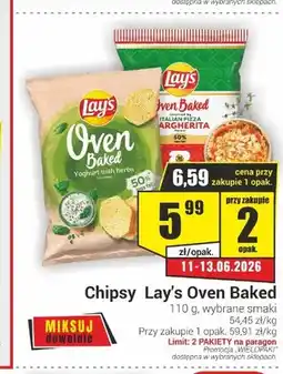Delikatesy Sezam Chipsy Lay's Oven Baked Yoghurt with herbs oferta