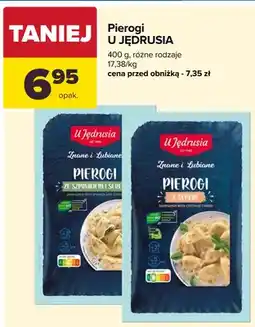 Carrefour Pierogi ze szpinakiem i serem U Jędrusia oferta