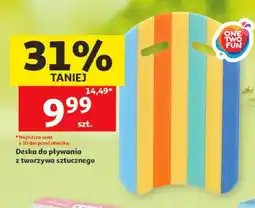 Auchan Deska do pływania z tworzywa sztucznego One Two Fun oferta