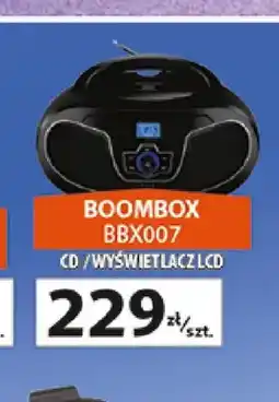 Auchan Boombox Manta BBX007 CD / wyświetlacz LCD oferta