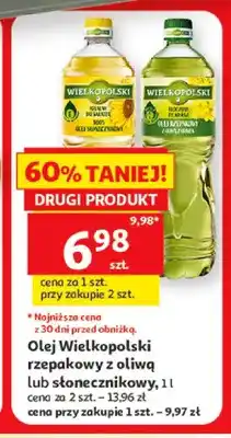 Auchan Olej rzepakowy z oliwą Wielkopolski oferta