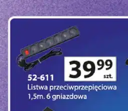 Auchan Listwa przeciwprzepięciowa Vakoss 52-611 oferta