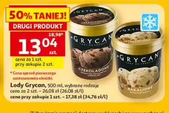 Lody bakaliowe Grycan
