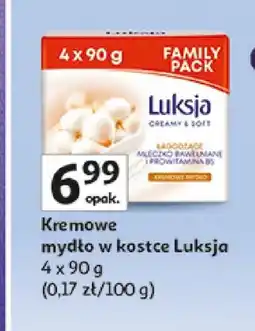 Auchan Kremowe mydło w kostce Luksja oferta