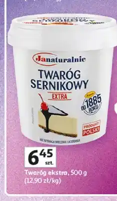 Auchan Twaróg ekstra Jana oferta