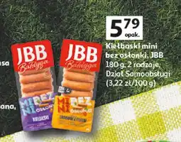 Auchan Kiełbaski mini bez osłonki JBB oferta