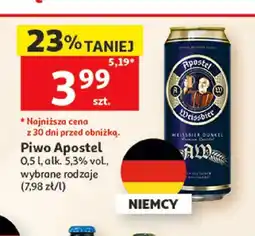 Auchan Piwo Apostel Weissbier Dunkel oferta