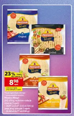 Auchan Mission Wraps Original 4-pak oferta