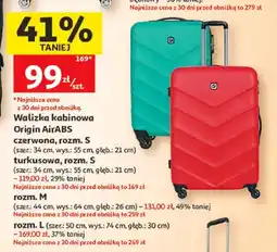 Auchan Walizka kabinowa Origin AirABS rozm. S oferta