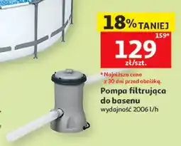 Auchan Pompa filtrująca do basenu oferta