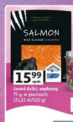 Auchan Łosoś dziki wędzony Connoisseur Salmon oferta