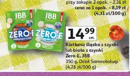 Auchan Kiełbasa śląska z szynki Zero-E JBB oferta