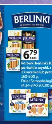 Auchan Parówki Berlinki 100% oferta