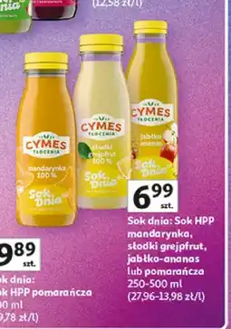 Auchan Sok dnia Sok HPP mandarynka Cymes oferta