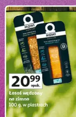 Auchan Łosoś wędzony na zimno Mowi oferta