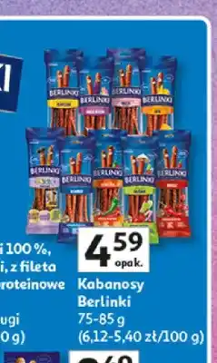 Auchan Kabanosy Berlinki oferta