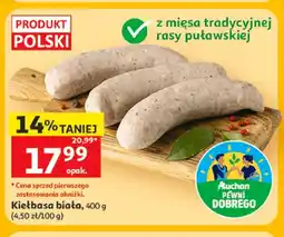 Auchan Kiełbasa biała Pewni Dobrego oferta