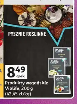 Auchan Produkty wegańskie Violife oferta