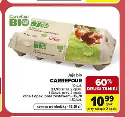 Carrefour Jaja bio Carrefour Bio 10-pak oferta