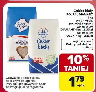 Carrefour Cukier biały Diamant oferta