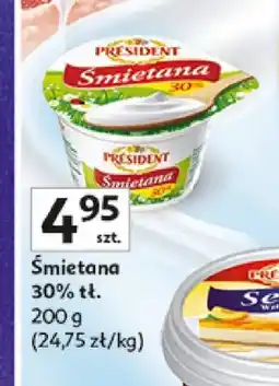 Auchan Śmietana 30% Président oferta