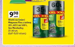 Auchan Worki na śmieci Magnum Flex z taśmą Jan Niezbędny oferta