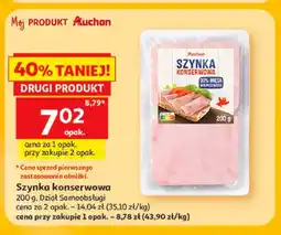 Auchan Szynka konserwowa Auchan oferta
