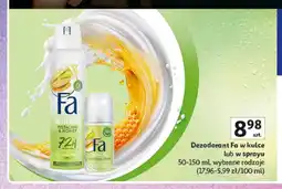 Auchan Dezodorant Fa w kulce oferta