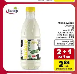 Carrefour Mleko świeże Łaciate 2% oferta