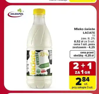 Carrefour Mleko świeże Łaciate 2% oferta