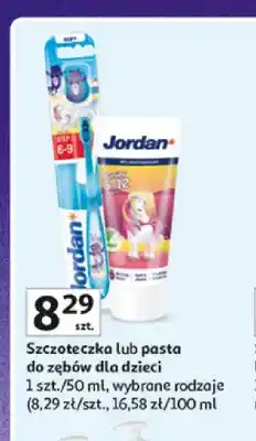 Auchan Pasta do zębów dla dzieci Jordan oferta